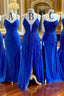 2025 New Style Royal Blue Long Prom Dress
