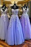 2025 New Style Tulle Long Prom Dress with Appliques