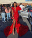 2026 Mermaid Long Red Prom Dress Party Dress