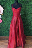 Princess Sequins Sweetheart Straps A-Line Prom Gown