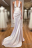 Halter V-Neck Mermaid Prom Dress Elegant