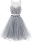 2 Piece Homecoming Dresses, Sparkle Sweet 16 Dress, Homecoming Dress
