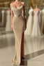 Strapless Sweetheart Mermaid Prom Dress with Long Beads and Sequins