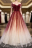 Fairytale Red Gradient Prom Dress