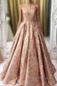 Chic Modest Halter Long Princess Prom Dress Beautiful Prom Gowns