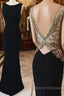 Backless Prom Dress,Mermaid Prom Dress,Lace Prom Dress,Fashion Prom Dress