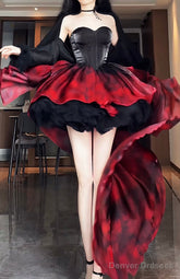 Ball Gown Party Dress Lolita Dress Christmas Dress Burgundy Birthday Dresses