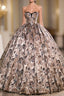 Ball Gown Print Sweetheart Quinceanera Dress