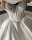 Ball Gown Satin Corset Wedding Dresses