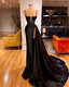 Black Sheath Long Evening Dress, Prom Party Dress
