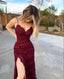 Burgundy Long Prom Dress, Evening Dress,Party Dress, Formal Dress