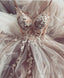 A Line Spaghetti Straps Long Prom Dresses, Party Dresses