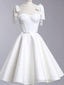 Chic A Line White Straps Homecoming Dress 16Th Birthday Outfits