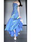 Chic Mermaid Spaghetti Straps Blue Long Prom Dress Birthday Dress Birthday Outfits