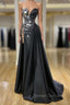 Chic Sweetheart Crystal Long Prom Dress With Split Online