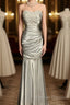 Classy Mermaid Sweetheart Lace Ivory Long Evening Gowns Prom Dress