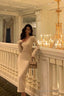 Classy Sheath V Neckline Prom Dresses Birthday Outfits Evening Gown
