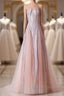 Custom Made Round Neck Lace Pink Prom Dress, Lace Pink Formal Dress, Evening Dress