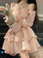 Cute A Line Off The Shoulder Chiffon Pink Short Birthday Dresses Birthday Outfits
