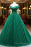 Dark Green Princess Long Formal Dress Green Party Dress Sweet 16 Dress prom Dress shops