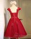 Dark Red New Homecoming Dress , Charming Short Formal Dress