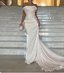 Elegant Champagne Mermaid Train Off-The-Shoulder Ruffled Satin Prom Dress Evening Dress