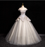 Gorgeous Court Silver-White One-Shoulder Sequin Tulle Long Ball Gown Evening Dress Sweet 16 Dress