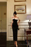 Gorgeous Mermaid Off The Shoulder Black Date Night Dress Prom Dresses Birthday Outfits