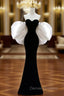 Gorgeous Sheath Off The Shoulder Black Velvet Evening Dress Prom Dress Birthday Outfits