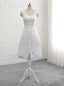 High Low Country Style Lace Short Wedding Dresses For Bride