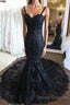 Hot Black Lace Evening Dress Uk Straps Mermaid Simple Wedding Dress