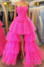 Hot High Low Prom Dress, High Low Formal Evening Dress