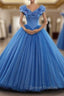 Ice Organza Ball Gowns Cinderella Dress