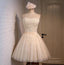 Junior Lovely Sweetheart Strapless Lace Beaded Appliques Ball Gown Homecoming Dresses