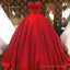Lace Beaded Sweetheart Bodice Corset Satin Prom Dresses Ball Gowns