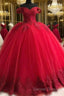 Lace Prom Dress, Red Prom Dress, Arabic Prom Dress, Lace Evening Dress, Arabic Prom Dress