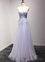 Light Blue and Pink Charming Sweetheart Lace Party Dress , Formal Dress , Formal Gowns