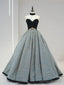 Beautiful Strapless Jacquard Floor Length Prom Dresses, A-Line Sweetheart Neck Formal Dresses