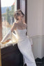 Modest Sheath White Straps Birthday Dresses 21Th Birthday Outfit