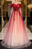 Off The Shoulder Burgundy Prom Dress, Wine Red Off Shoulder Formal Graduation Dress