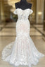 Off The Shoulder Mermaid Lace Wedding Dress