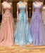 One Shoulder Floral Long Prom Dress, Formal Graduation Evening Dress