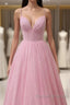 Pink Shinning Prom Dress, Homecoming Dress ,Formal Dress, Evening Dress, Dance Dress, Graduation Party Dress