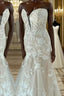 Plus Size Boho Wedding Dress Mermaid Appliques