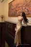 Pretty Sheath Strapless Floral Slit Long Prom Dresses Birthday Outfits