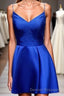 Royal Blue Short Cute Fashion Homecoming Dress