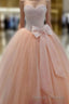 Real Made Sweetheart Princess Lace Up Tulle New Arrival Prom Dress