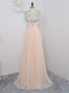 Prom Dresses A-line Spaghetti Straps Sequins Crystals Sexy Long Prom Gown