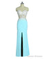 Prom Dresses Mermaid Sweetheart Lace Slit Sexy Open Back Women Long Evening Dresses