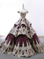 Purple Ball Gown Appliques Off The Shoulder Wedding Dress
